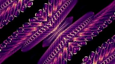 parlak süs mor metal zincir kaleydoskop sorunsuz döngü desen animasyon arka plan yeni kalite etnik kabile tatil yerli evrensel hareket dinamik serin güzel neşeli müzik video