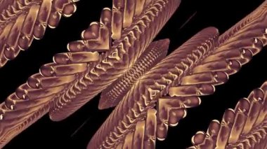 süs altın metal zincir kaleydoskop sorunsuz döngü desen animasyon arka plan yeni kalite etnik kabile tatil yerli evrensel hareket dinamik serin güzel neşeli müzik video