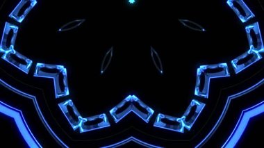 Hud yerli evrensel hareket dinamik serin güzel neşeli müzik video süs çiçek Dürbünü etnik kabile psychedelic desen animasyon arka plan döngü yeni kalite holografik görüntü tatil renkler