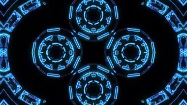 Hud yerli evrensel hareket dinamik serin güzel neşeli müzik video süs çiçek Dürbünü etnik kabile psychedelic desen animasyon arka plan döngü yeni kalite holografik görüntü tatil renkler