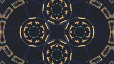 Yerel evrensel hareket dinamik serin güzel neşeli müzik video süs çiçek Dürbünü etnik kabile psychedelic desen animasyon arka plan döngü yeni kaliteli tatil