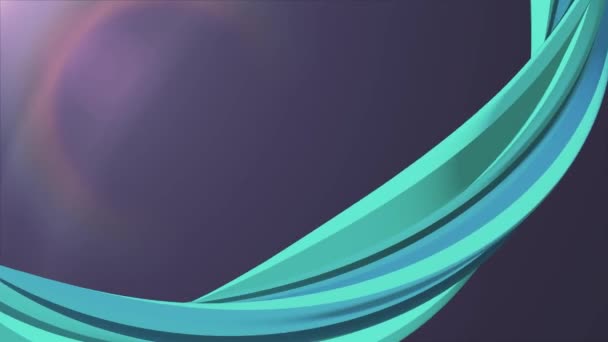 Couleurs douces 3D courbé guimauve corde bonbons boucle sans couture forme abstraite animation fond nouvelle qualité mouvement universel dynamique animé coloré joyeuse vidéo 