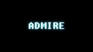 Retro videogame tapmak kelime metin bilgisayar tv arıza parazit gürültü ekran animasyon sorunsuz döngü yeni kalite evrensel vintage hareket dinamik animasyonlu arka plan renkli neşeli video m