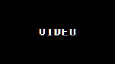 Retro video oyunu Video kelime metin bilgisayar tv arıza parazit gürültü ekran animasyon sorunsuz döngü yeni kalite evrensel vintage hareket dinamik animasyonlu arka plan renkli neşeli video m
