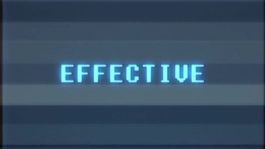 Retro videogame etkili kelime metin bilgisayar tv arıza parazit gürültü ekran animasyon sorunsuz döngü yeni kalite evrensel vintage hareket dinamik animasyonlu arka plan renkli neşeli video m