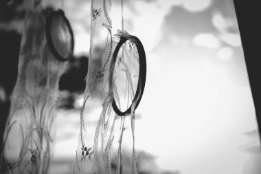 Yakın çekim görünümünü düğün kemer dekorasyon