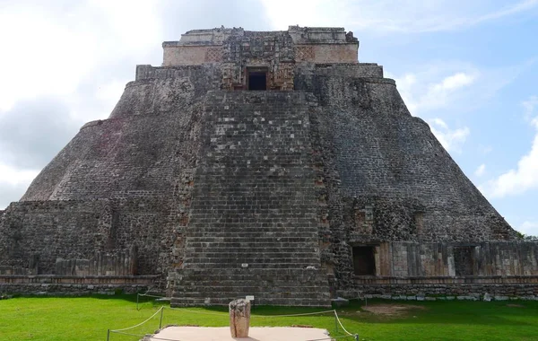 Uxmal Μάγια ερείπια Pyramide πολιτισμού Μεξικού Yucatan — Φωτογραφία Αρχείου