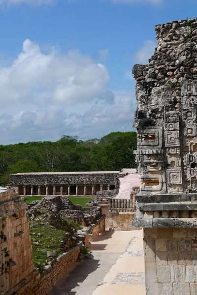 Uxmal mayan ruins Pyramide culture mexico Yucatan — Stock Photo, Image