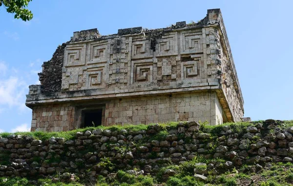 Ruiny Majów Uxmal Pyramide kultury Meksyk Yucatan — Zdjęcie stockowe