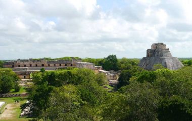 Pyramide kültür Meksika Yucatan Uxmal mayan ruins 