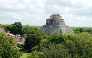 Pyramide kültür Meksika Yucatan Uxmal mayan ruins 