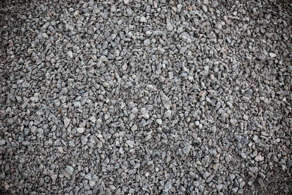 Zerkleinerter Kies Als Hintergrund Oder Textur Hintergrund Aus Granitkies — Stockfoto