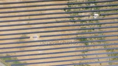 Hava atış güneş panelleri - güneş enerjisi Santrali.