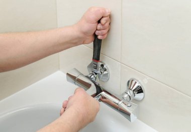 Termostat ile musluk yükleme.