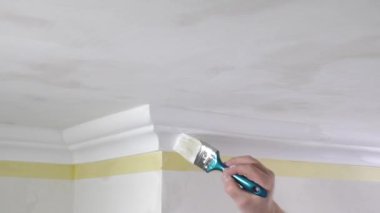 Açı fileto. Resim fırçası. 