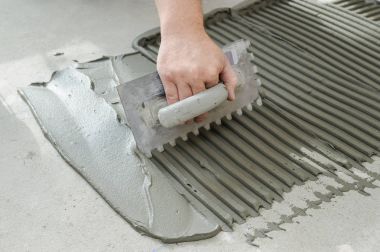 Seramik Karo döşeme.