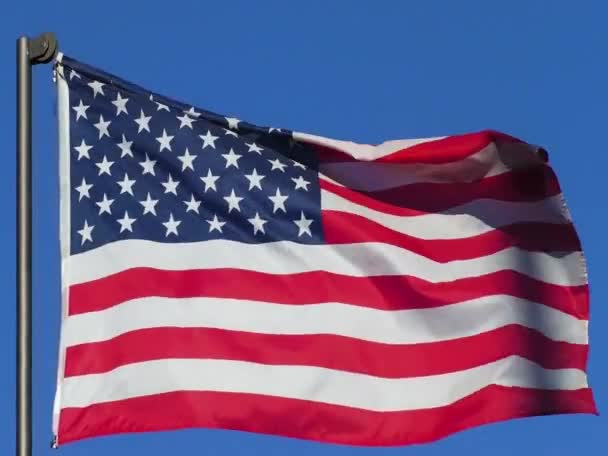 Прапор США — стокове відео