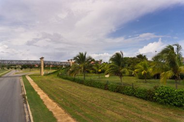 Seaview, güneşli yaz gün