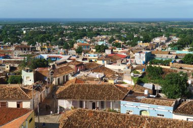 Trinidad, Küba'nın Cityscape. UNESCO Dünya Miras Listesi.
