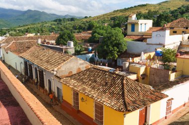 Trinidad, Küba'nın Cityscape. UNESCO Dünya Miras Listesi.