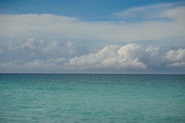 Varadero Küba'da, okyanus manzarası
