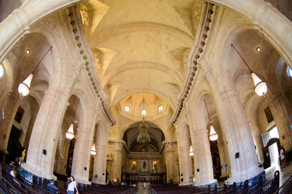 A Catedral de San Cristobal de La Havana, Cuba . — Fotografia de Stock