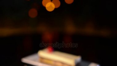 Muz kremalı pasta kek