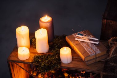 güzel düğün dekorasyon sonbahar düğün turuncu renklerde