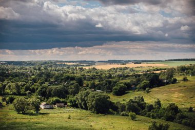 Çiftlikte güzel gün batımı