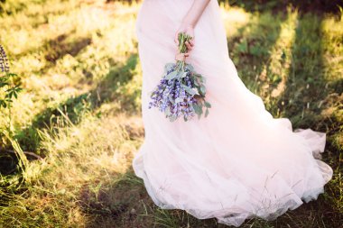 lupines buket düğün