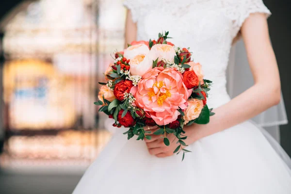 Buquê Rosas Laranja — Fotografia de Stock