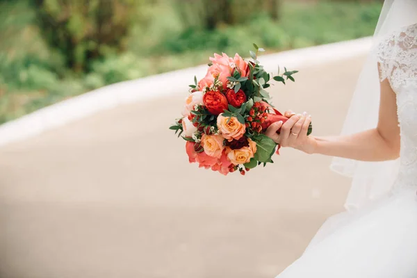 Buquê Rosas Laranja — Fotografia de Stock