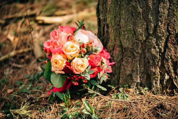 Bouquet Orange Roses — Stock Photo, Image