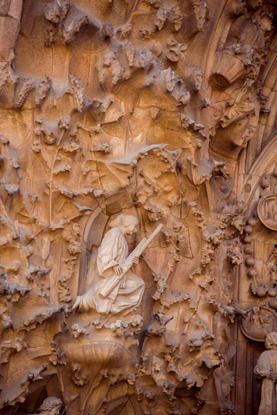 Architecturale Details Van Sagrada Familia Kerk — Stockfoto