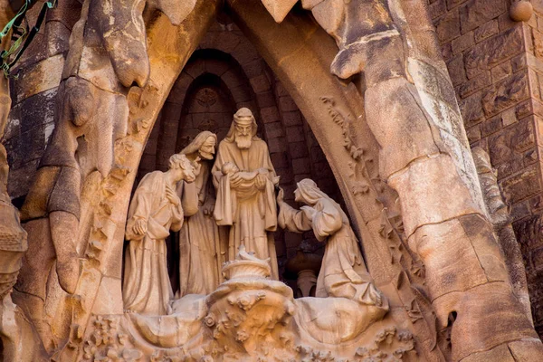 Architectural Details Sagrada Familia Church — Stock Photo, Image