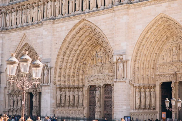 Catedral Notre Dame París Francia — Foto de Stock