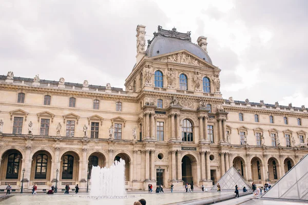 Louvre París Francia Principal Atracción — Foto de Stock