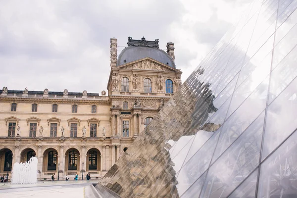 Louvre Paris France Main Attraction — 스톡 사진