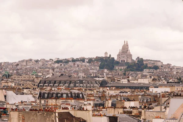 Skyline Della Città Parigi Vista Dal Centro Pompidou Francia — Foto Stock