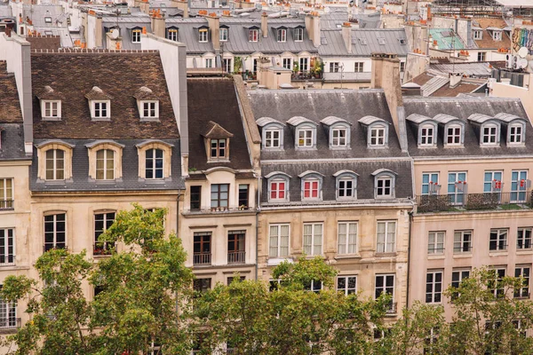 Paris City Skyline View Pompidou Centre France — Stock Photo, Image