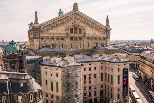 Paris Frankrike Panorama Över Staden Syns Från Enkäten Taket Till — Stockfoto