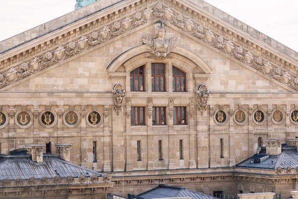 Париж Франция Панорама Города Видна Смотровой Площадки Крыше Знаменитого Галерейного — стоковое фото