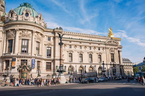 Facade Opera Palace Garnier Paris France — Stock Photo, Image