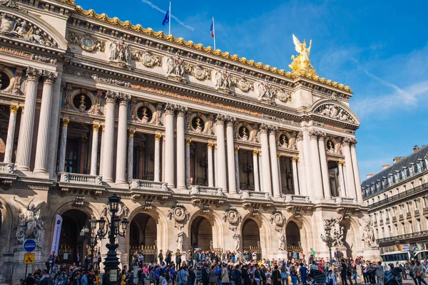 Fachada Ópera Palacio Garnier París Francia — Foto de Stock