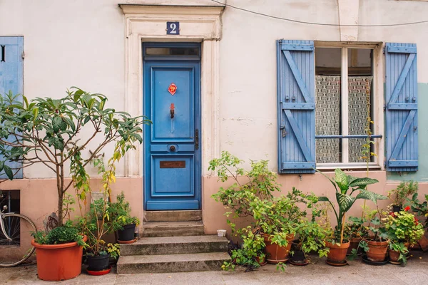 Rue Cremieux Paris Distrito París Lugar Casas Colores Pastel Persianas — Foto de Stock