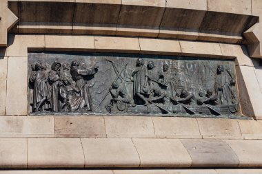 Barselona 'daki Kolomb Anıtı, İspanya, Katalonya