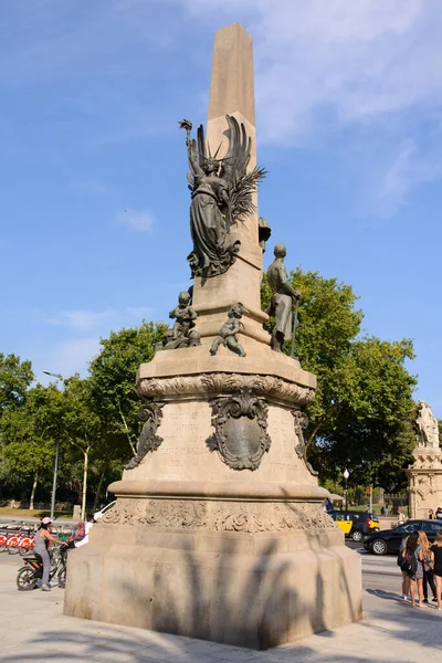 Ünlü Parc Ciutadella Citadel Park Ciutat Vella Barcelona Katalonya Nın — Stok fotoğraf