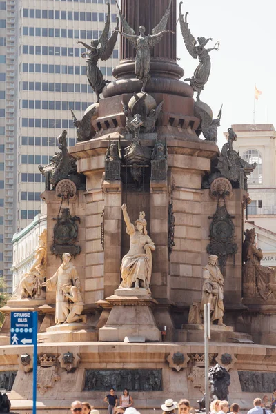 Columbus Monument Barcelona Spanien Katalonien — Stockfoto