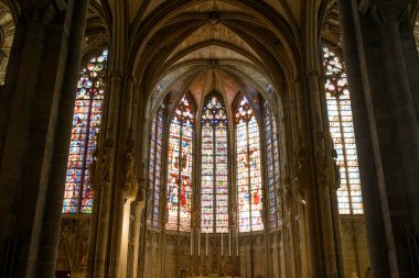 Carcassonne Saint-Nazaire Kilisesi. İspanya