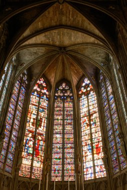 Carcassonne Saint-Nazaire Kilisesi. İspanya